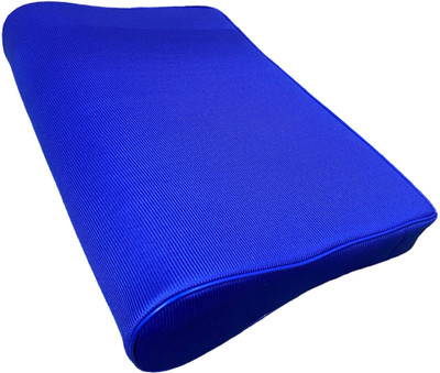 DTH ENTERPRISE Cervical Pillow Foam Geometric Orthopaedic Pillow Pack of 1(Blue)