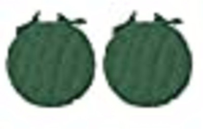 STAR ANGLE Microfibre Solid Cushion Pack of 2(Dark Green)