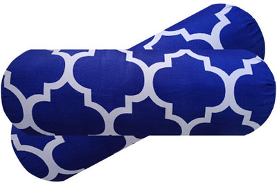 PALVIT Microfibre Abstract Bolster Pack of 2(JALAR)