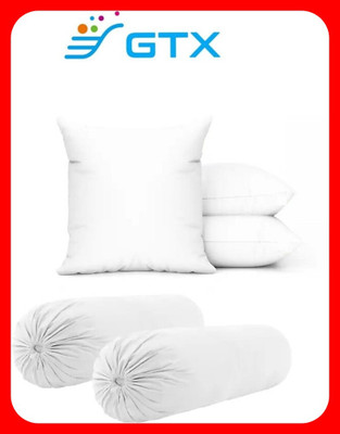 GTX Microfibre Solid Bolster Pack of 5(White)