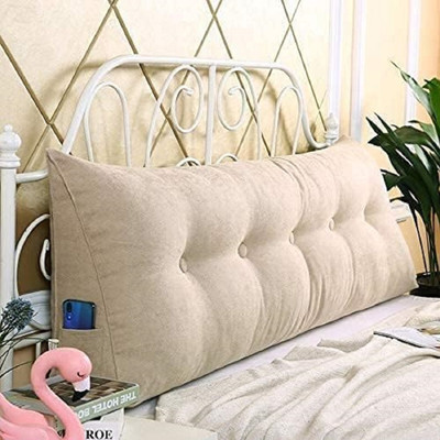 Indian Decor Foam Cushion Pack of 1 Solid Luxury(Beige)