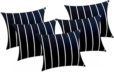 Changers Microfibre Cushion Pack of 5 Floral(Black)