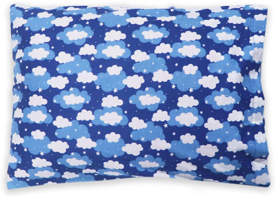 Kradyl Kroft Microfibre Solid Baby Pillow Pack of 1(Blue)