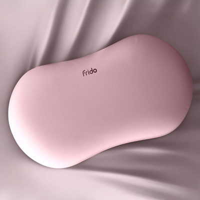 Frido Cuddle Pillow Memory Foam Solid Sleeping Pillow Pack of 1(Tutu Pink)