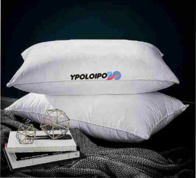 YPOLOIPO LUXURY Polyester Fibre Abstract Sleeping Pillow Pack of 2(White)