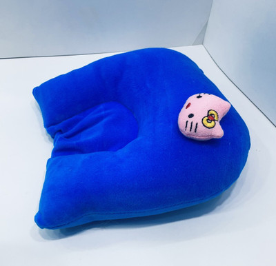 EVK Mustard Seeds Baby Pillow Pack of 1 Toons & Characters(Blue)