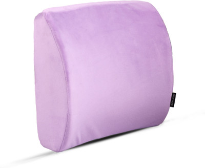ORKA Memory Foam Nature Lumbar Pillow Pack of 1(Purple)