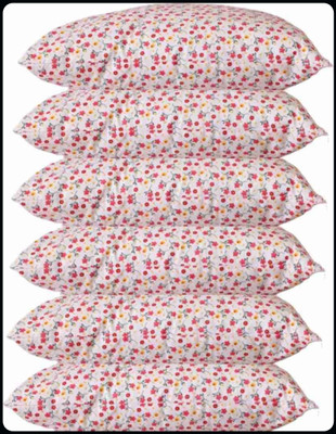 Urmila Creation Microfibre Sleeping Pillow Pack of 6 Floral Sleeping Pillow Set Of 6(Multicolor)