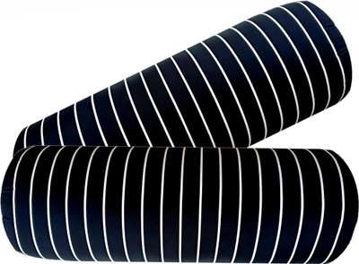 Changers Microfibre Bolster Pack of 2 Stripes(Black)