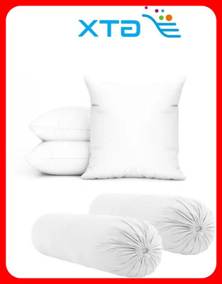 GTX Microfibre Solid Bolster Pack of 5(White)