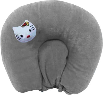 TINISHKA Mustard Seeds Baby Pillow Pack of 1 Animals Mustard Seeds Baby Pillow(Silver)
