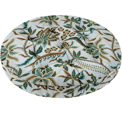 Vargottam Foam Floor Cushion Pack of 1 Nature Tufted Floor Seating Cushion(Botanical Garden Sketch)