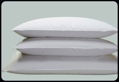 Urmila Creation Luxury Cotton Solid Sleeping Pillow Pack of 3(White)