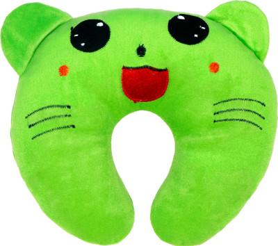 Little Boo Comfort and Soft Memory Foam Smiley Baby Pillow Pack of 1(Green)