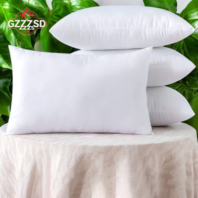 GZZZSD Memory Foam Solid Sleeping Pillow Pack of 4(White)