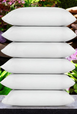 Urmila Creation Microfibre Sleeping Pillow Pack of 6 Solid LUXURY(White)
