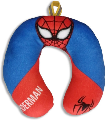 Synlark Avengers Cotton Toons & Characters Baby Pillow Pack of 1(Spider-Red-Blue)