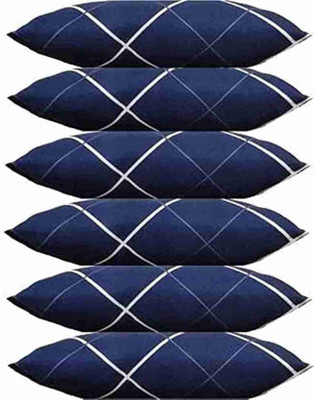 fulffystyl SOFT Microfibre Abstract Sleeping Pillow Pack of 6(Blue)