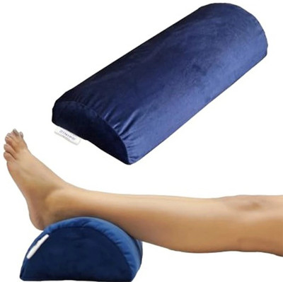 RINIPO Memory Foam Solid Body Pillow Pack of 1(Blue)