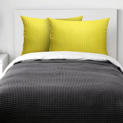 Flipkart SmartBuy Microfibre Stripes Sleeping Pillow Pack of 2(Yellow)