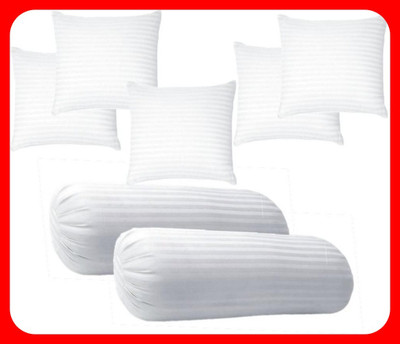 GTX Microfibre Solid Floor Cushion Pack of 1(White)