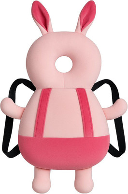 snugnibble Microfibre Baby Pillow Pack of 1 Animals ute Animal Baby Safety Pillow – Rabbit Design(Pink)