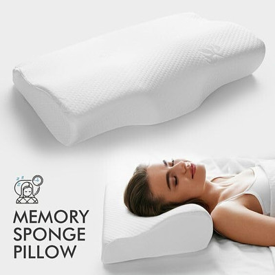 E-Callum Memory Foam Solid Sleeping Pillow Pack of 1(Soft)