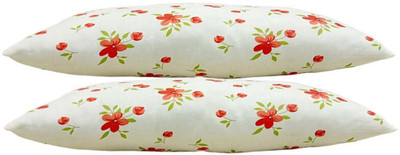 PALVIT Microfibre Abstract Sleeping Pillow Pack of 2(Orange)