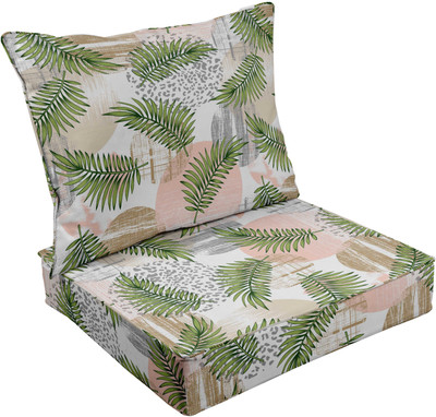 Vargottam Foam Nature Chair Pad Pack of 2(Multicolor2)