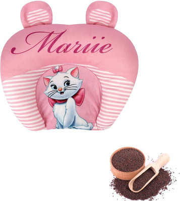 NME Collection Mustard Seeds Baby Pillow Pack of 1 Smiley(PinkB)