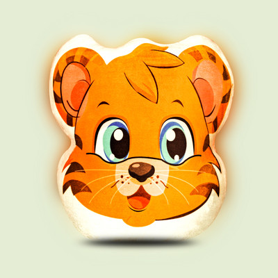 Avirons Microfibre Baby Pillow Pack of 1 Animals Pillow(Multicolor)