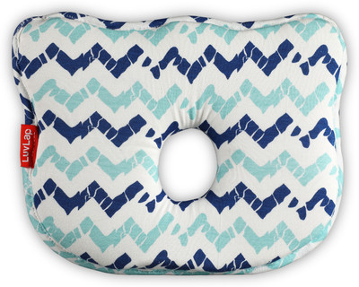 LuvLap Polyester Fibre Baby Pillow Pack of 1 Geometric(off white)