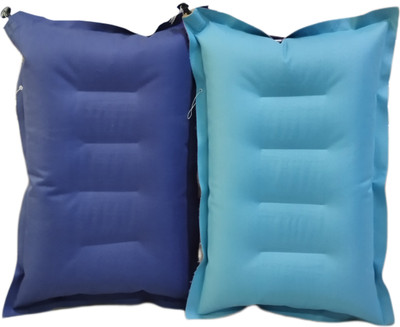 Shivamcart Air Solid Travel Pillow Pack of 2(Multicolor)