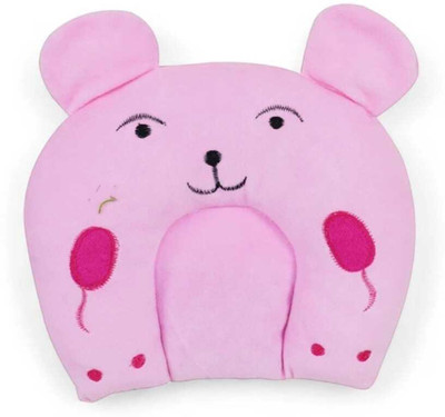 Toes Kids Mustard Seeds Baby Pillow Pack of 1 Toons & Characters Soft & Lightweight, Head Shaping Baby Pillow | Ideal for Newborns & Toddlers |(Baby Pink)