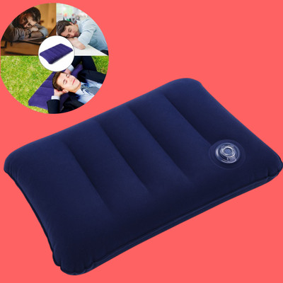 Naosucura Air Travel Pillow Pack of 1 Solid NaosuCura Dream Glide(Blue)