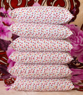 ERANC LUXURY Polyester Fibre Quotes Sleeping Pillow Pack of 6(Multicolor)