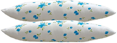 SANJU BROTHER Microfibre Floral Sleeping Pillow Pack of 2(Blue)