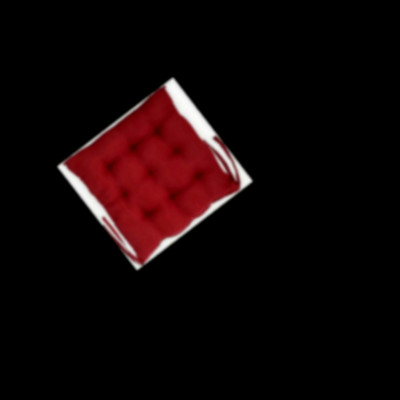 El Sandalo Microfibre Chair Pad Pack of 1 Solid(Grey)