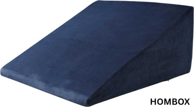HOMBOX Memory Foam Orthopaedic Pillow Pack of 1 Solid(Royal Blue)