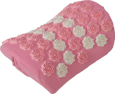 TAPAS Foam Orthopaedic Pillow Pack of 1 Solid Cervical Acupressure Wellness Series(Pink)