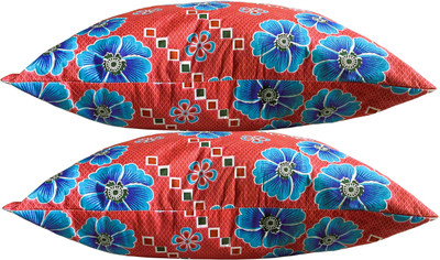 Navi collection Microfibre Abstract Sleeping Pillow Pack of 2(PINK CHECK)