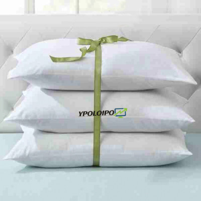 YPOLOIPO LUXURY Polyester Fibre Solid Sleeping Pillow Pack of 3(White)