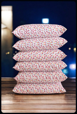 JAYOG ENTERPRISE Printed pillwo 6 Microfibre Floral Sleeping Pillow Pack of 6(Multicolor)