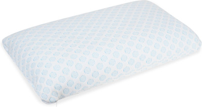 Dormyo Memory Foam Gel-Infused Orthopaedic Sleeping Pillow (23” X 15” X 4.5”) Memory Foam Geometric Sleeping Pillow Pack of 1(White)