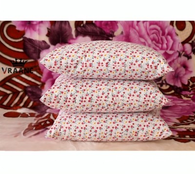 vraanc Luxury Polyester Fibre Abstract Sleeping Pillow Pack of 3(PRINT)