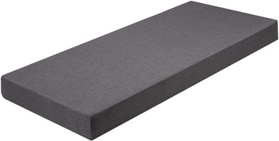 ROOMY SALES Foam Solid Chair Pad Pack of 1(Grey)