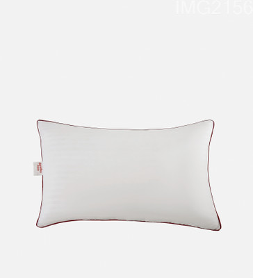 duroflex HAPPY PILLOW Microfibre Solid Sleeping Pillow Pack of 1(White)