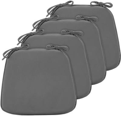 Cosyfeel Foam Nature Chair Pad Pack of 4(Grey)