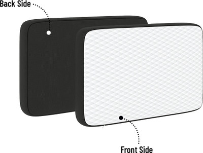 Flipkart SmartBuy Memory Foam Solid Orthopaedic Pillow Pack of 1(Sf-4 Back Black Same8211)