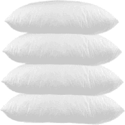 BHEBHA Microfibre Sleeping Pillow Pack of 4 Abstract Pillow Set || Comfort And Support Pillow(White 470)